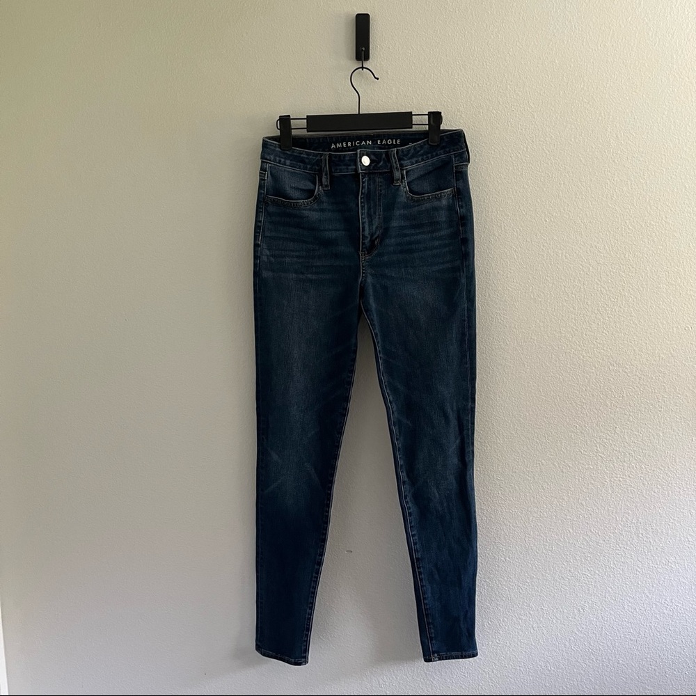 American Eagle • Super High Rise Jegging‎ - Dark Wash